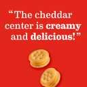 RITZ Bits Cheese Sandwich Crackers, Lunch Snacks, 10 Snack Packs (EXP 05/19/26)