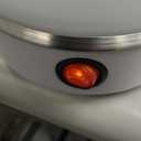 UpdateClassic Small Travel Foldable Electric Kettle, 0.6L Portable Collapsible Hot Water Boiler For Coffee Tea (White)