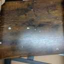 VASAGLE Bar Table, Kitchen Dining Table, High Top Pub Table, Bar Height Cocktail Table for Living Room Party, Sturdy Metal, 15.7 x 39.4 x 35.4 Inches for Narrow Spaces, Rustic Brown and Ink Black