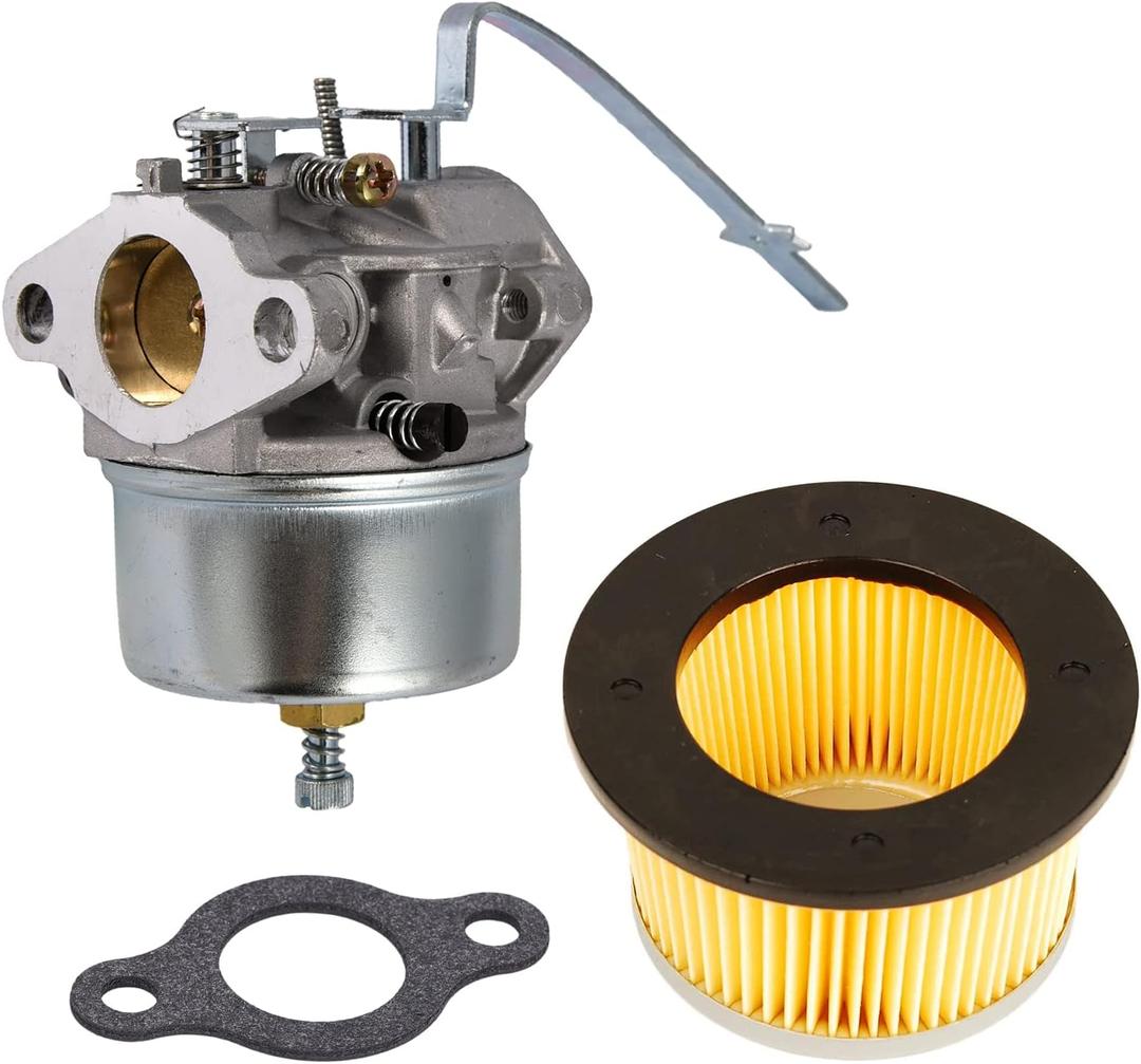 HIFROM Carburetor Carb with Gasket Replacement for Tecumseh 631918 HS40 4HP HS50 5HP Engine with Air Filter Replacement for 30727 30604