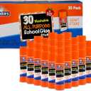 Elmer's All Purpose School Glue Sticks, Washable, 22 Grams, 30 Count - Classroom, Arts & Crafts, #1 Teacher Brand