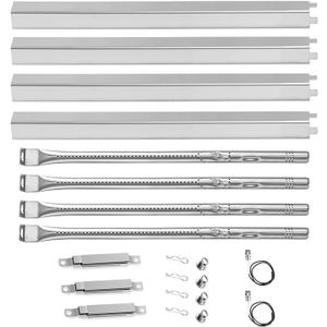 Grill Replacement Parts for Char-Broil Performance 4 Burner 463365021 463365522 463352521, 5 Burner 463448021, 4Burner 463366022, G3250002W1 Heat Plate, G3272100W1 Burner, Igniter, Crossover Tube