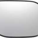 X AUTOHAUX Car Door Right Passenger Side Mirror Glass Replacement W/Backing Plate Non-heated White Glass for Honda Civic 8th 2010 2011