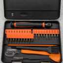 JOREST 38Pcs Small Precision Screwdriver Set with Torx T5, T6, Y00, Mini Repair Tool Kit for Macbook, Computer, Laptop, iPhone, PS4 PS5, Xbox, Switch, Eyeglasses, Watch, Ring Doorbell, Electronic, etc