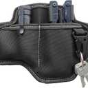 2 x Multitool Sheath with Flashlight Holder,Keychain Clip,EDC Belt Organizer for 4-5 Leatherman Multi-Tools, Nylon Knife Pouch for Men