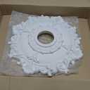 Ekena Millwork CM18RL 18-Inch OD x 3 1/2-Inch ID x 1 1/2-Inch Riley Ceiling Medallion (Primed)