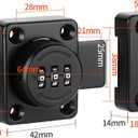 Security Door Lock, Bolt Lock Solid revolving Door Lock/pet Door Lock, Cabinet Furniture, Windows, Bathroom