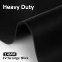 Extra Large Silicone Mat,Silicone Mats for Kitchen Counter Island Dinner Table Countertop Protector Heat Resistant Mat (120 x 48, Black)
