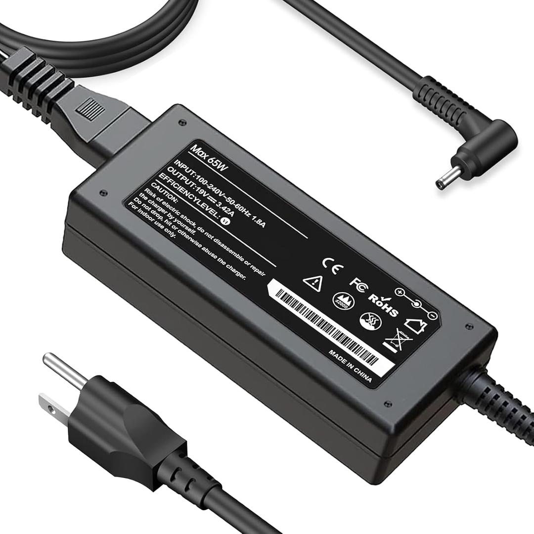 65W 3.0 * 1.1mm N20C5 N23C3 N20C4 N19H2 N22C6 N22C5 Laptop Charger Compatible with Acer Aspire A315-24P-R7VH A515-56 A515-54 A515-55 A517-52 A515-58 A314-23P AC Adapter Power