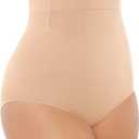 FeelinGirl Body Shaper Tummy Control Shapewear Underwear High Waisted Sculpting Briefs Panty Girdle (X-Large-XX-Large, Nude)