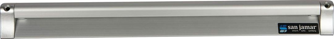 San Jamar Order Ticket Holder for Restaurant 18" Anodized Aluminum Metal Receipt Holder with Grip Track Durable Wall Mount Check Rack for Kitchen, Restaurant and Service Counters