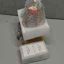 Candle Warmer Lamp, Wax Melt Warmer with 2 Bulbs for Scented Jar Candles, with Timer Dimmer Adjustable Height, Home Decor Gift for Girl Friend Mom Sister Women, No Flame No Smoke Warming Light, Amber