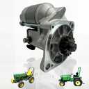 Starter Motor for Starter for Yanmar Diesel & John Deere Tractor - 12V 1.4KW Gear Reduction Replacement Compatible with 650 670 750 770 850 855 955 1070 Models, OEM 119209-77010 124520-77010