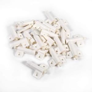 20Pcs/Lot Plastic Damper Buffer Door Stop Drawer Soft Quiet Close Closer Damper Buffers for Kitchen Cabinet Door(White)