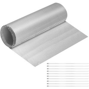 11.8''x20.0''Embossed Aluminum Heat Shield Automotive High Temp Thermal Barrier Exhaust Wrap Electrical For Cars/Turbo Manifold Exhaust Heat Shield Automotive Emboss Muffler Exhaust Wrap