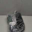 50ft Garden Hose Non-Expandable, Lightweight & Flexible Black Water Hose with 8-Function Spray Nozzle, 3/4” Leak-Proof Brass Fittings – Kink-Free Heavy Duty Hose for Yard, Lawn, Car & RV