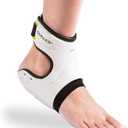 DonJoy Performance POD Ankle Brace, Best Support for Stability, Ankle Sprain, Roll, Strains for Football, Soccer, Basketball, Lacrosse, Volleyball - Large - Right - White