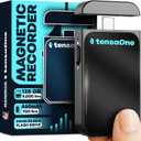Voice Activated Recorder – Mini Audio Recording Device with Magnetic Mount, Small Portable Digital Recorders, Microphone Devices with AI Smart Noise Reduction, Wireless Sound, 128GB–9000 hrs