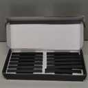 Goo-Ki Cabinet Handles 12 PCS - Black Drawer Pulls 7-1/2 in (192mm) Hole Centers - Tilted Solid Drawer Handles for Kitchen Cabinet Pulls - Finger Pull