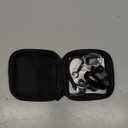 Bluetooth Headset, V5.0 Ultralight Wireless Headphone Cell Phone Earpiece with Mic Headsetcase,Volume Control, Handsfree Earbud,Compatible with Android/iPhone/Smartphones/Laptop (Black)