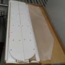 FOTOSOK Kids Bookshelf, Wall Mount 4-Tier Book Shelf Organizer for Toys and Books, Toy Storage Bookshelf in Bedroom, Living Room and Nursery, White