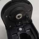 Small Single Serve Coffee Maker, Fast Brew One Cup Coffee Machine for K Cup and Grounds, 6 to 12 oz. Brew Sizes, Capsule Coffee Machine with Descaling Reminder and Viewing Tank, Black (9.45 Inches)