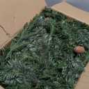 SHareconn 9ft Prelit Christmas Garland-Natural Rustic Style with Cedar Leaves and Pine Cones. Multi-Color LED Lights (Battery Operated with Timer). Perfect for Mantle Stairs Indoor Outdoor Xmas Decor