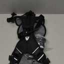 No Pull Dog Harness for Large Dogs, Heavy Duty Tactical Dog Harness with Handle, Easy Control and Training Better Leash Manners (Onyx Black, Medium)