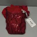 GRACE KARIN Women's Sequin Dress - Wedding Guest & Mother of The Bride Formal Dress - Two Piece Knee Length (Large, Red)