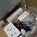 EDISHINE Modern Floor Lamps for Living Room, 64.7" Minimalist Standing Lamp with 3 Color Temperatures Bulb & Adjustable Linen Shade, Foot Pedal Switch, Arc Tall Lamp for Bedroom Office, Black