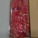 Red Velvet Christmas Tree Bows - Set of 3 Large 12x33 Inch Vintage Holiday Bows for Xmas Tree Decorations, Gift Wrapping, Garland, Party Decor for Indoor Outdoor Dilicoming