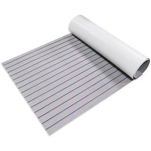 EVA Foam Boat Flooring with Sensitive Adhesive Backing Marine Self-Adhesive Decking Faux Teak Sheet for Boats Swim Platform Helm Pad RV Floor
