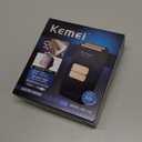 KEMEI Foil Shaver Double Electric Shaver for Men, Professional Electric Razors Head Shaver for Bald Men, Barber Supplies Cordless Rechargeable (Black)