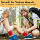 Hydrocolloid Bandages Roll for Wound Care, 2" x 16FT Self-Adhesive Dressing, High Absorbent Hydrocolloid Tape, Customizable Patch Size, Waterproof, First Aid Kit Essential