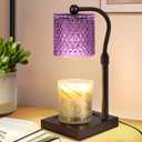 Candle Warmer Lamp with Timer Dimmer Adjustable Height, White Elephant Gifts for Women, House Warming New Home Decor Gifts for Mom, Electric Wax Warmer for Jar Candles, Purple