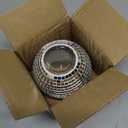 Disco Ball Vase,Disco Planter,Disco Ball Bowl,Disco Plant Holder,Silver Mirror Glass Disco Decor Vase for Table Centerpieces,Party,Bar,Office,3 * 4 * 4IN