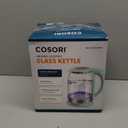 Cosori Electric Kettle, No Plastic Filter & Spout, Tea Kettle & Hot Water Boiler For Coffee & Tea, Water Heater & Teapot, Automatic Shut Off, Borosilicate Glass, Green, 1.7L/1500W (1.8 Quarts)