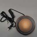 HouseGem Large Candle Warmer Plate - Coffee Cup Mug Warmer for Desk, Candle Melter, Electric Mug Heater for Beverages, Milk & Tea, Coffee Accessories Ideal Gifts Keep Cup Warm (Black)