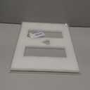 Acrylic Cutting Board with Counter Lip, 17.5x13.5 Inch Clear Cutting Boards for Kitchen Counter, Large Cutting Board Non Slip for Countertop Protector, Apartment Essentials Kitchen Decor Gifts