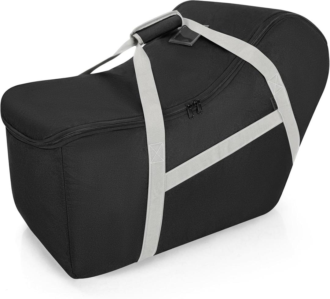 Padded Car Seat Bag Compatible with Most Nuna Pipa Car Seats UPPAbaby MESA V2 without Base & Chicco KeyFit 30 and Base, Car Seat Travel Bag for Airplanes, Black