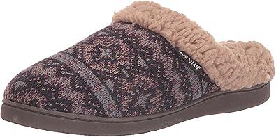 MUK LUKS Women's Suzanne Clog Slippers Ebony Size XL