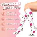 Compression Socks for Women and Men 6 Pairs 15-20 mmHg Circulation-Best Support for Athletic Running Cycling (Large-X-Large, Assort02)