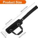 Andibro 2 Pack Ankle Straps for Cable Machine, Glute Kickback Leg Extension D-Ring Ankle Cuffs Attachment for Lower Body Workouts Men Women