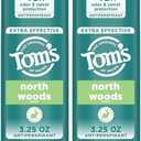 Amazon.com : Toms of Maine North Woods Antiperspirant Deodorant for Men and Women, 48 HR Odor & Sweat Protection, Patchouli and Lavender Scent, 3.25 oz, 2-Pack : Beauty & Personal Care