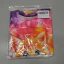 SunFoucs Girls Kids Shirts Size 5-12 Tie Dye Casual Tshirt Short Sleeve Crewneck Tee Top (M)