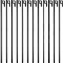12 Pack Tent Stakes Heavy Duty Metal Tent Pegs for Camping Steel Tent Stakes 16 inch Unbreakable and Inflexible