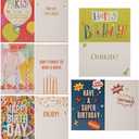 JAM Paper Assorted Birthday Cards & Matchings Envelope Set - 4 x 6 - Happy Birthday - 10 Cards/Pack