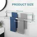 Alise Double Towel Bar, 32" Towel Racks for Bathroom Wall Mounted SUS304 Stainless Steel, Quick Drying Bathroom Towel Holder, Long Heavy Duty Towel Hanger, Brushed Nickel
