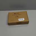 Under Cabinet LED Puck Lights, Display Cases Lighting, Daisy Chained Linkable, 120V Direct Hard Wired & Plug-in Adapter, Dual Split, RF Remote Dimmable, Black Cord, Daylight, 6 Lights