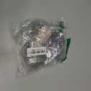 OwMell Set of 2 Loving Elephant Statue Figurine, 6" Elephant Ring Holder, Gifts for Couples Home Lucky Decor - Grey (Gray)